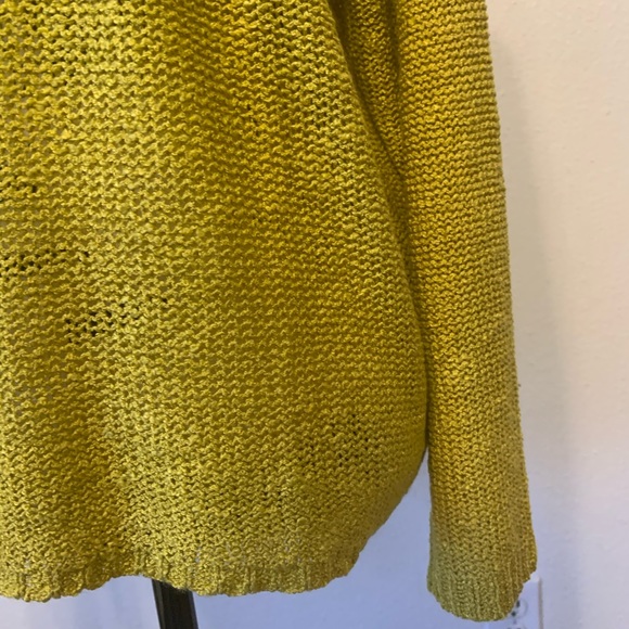 MOD REF Yellow Crochet Knit Sweater - Picture 7 of 12